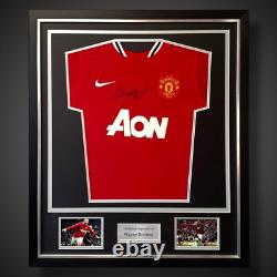 Wayne Rooney Hand Signed 2011/12 Deluxe Framed Manchester United Shirt £225