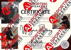 Wayne Rooney Hand Signed 2011/12 Deluxe Framed Manchester United Shirt £225