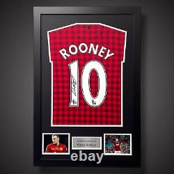 Wayne Rooney Hand Signed 2012/13 Framed Manchester United Shirt With COA £185