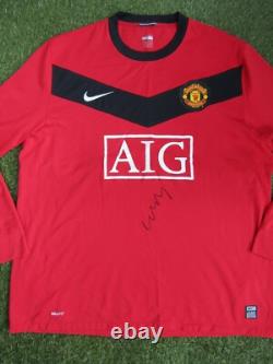 Wayne Rooney Hand Signed Manchester United 2009 Home Football Shirt Autograph