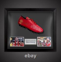 Wayne Rooney Hand Signed Manchester United Boot In A Dome Frame £245