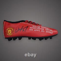 Wayne Rooney Hand Signed Manchester United Boot In A Dome Frame £245
