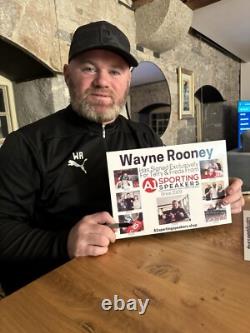 Wayne Rooney Hand Signed Manchester United Boot In A Dome Frame £245 Wayne Rooney Hand Signed Manchester United Boot In A Dome Frame £245