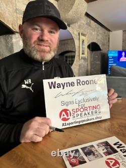 Wayne Rooney Hand Signed Manchester United Boot In A Dome Frame £245