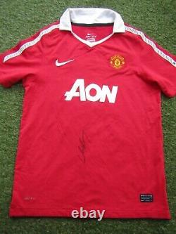 Wayne Rooney Hand Signed Manchester United Home Football Shirt Autograph