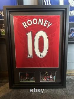 Wayne Rooney Manchester United Framed Shirt Premier League 2011/12