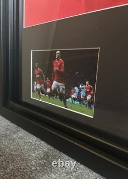 Wayne Rooney Manchester United Framed Shirt Premier League 2011/12