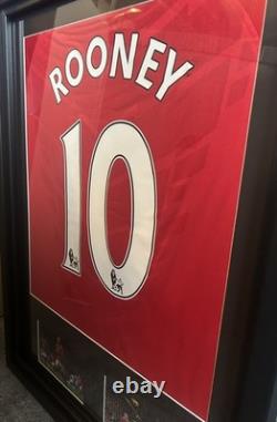 Wayne Rooney Manchester United Framed Shirt Premier League 2011/12