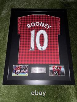 Wayne Rooney Manchester United Legend Genuine Hand Signed Authentic Coa