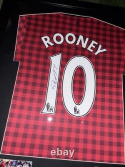 Wayne Rooney Manchester United Legend Genuine Hand Signed Authentic Coa