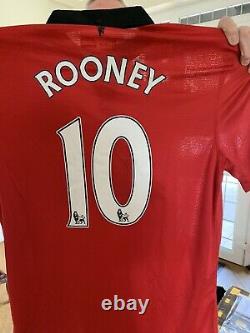 Wayne Rooney Manchester United Shirt Signed best Wishes COA private Signing £125