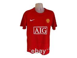 Wayne Rooney Manchester United Signed 07/09 Football Shirt COA