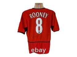 Wayne Rooney Manchester United Signed Football Shirt COA