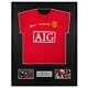Wayne Rooney Manchester United Signed Shirt Framed Final Moscow 2008 COA Proof