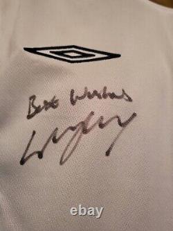 Wayne Rooney Signed England Jersey Shirt Manchester United Genuine Coa