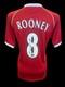 Wayne Rooney Signed Manchester United 06/07 Home Shirt Exact Proof