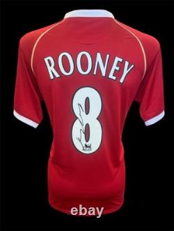 Wayne Rooney Signed Manchester United 06/07 Home Shirt Exact Proof