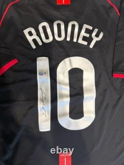 Wayne Rooney Signed Manchester United 07/08 Soccer Jersey #10 with Beckett COA