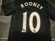Wayne Rooney Signed Manchester United Football Shirt Coa Rooney 10 Mufc England