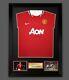 Wayne Rooney Signed Manchester United Football Shirt In A Frame Presentation