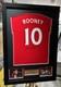 Wayne Rooney Signed Manchester United Shirt Framed Display COA Man Utd