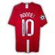 Wayne Rooney Signed Manchester United Shirt Moscow 2007/08 Jersey Kit Home COA