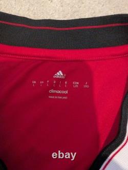 Wayne Rooney Signed Manchester United Shirt Printed Autograph