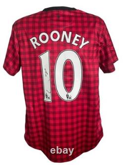 Wayne Rooney Signed Manchester United Shirt With COA And Photo Proof
