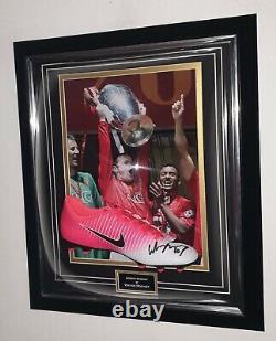 Wayne Rooney of Manchester United Signed Football Boot Autographed Display