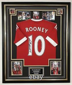 Wayne Rooney of Manchester United Signed Shirt Autographed Jersey Display AFTAL