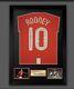 Wayne Rooney signed 2008 Manchester United framed shirt with CoA real value £175