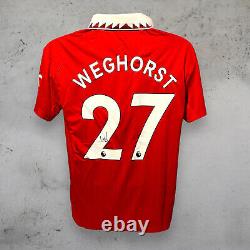 Wout Weghorst Manchester United Signed 22/23 Football Shirt COA