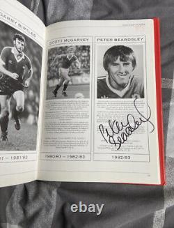 X25 Signed Manchester United Who's Who Hardcover Book Hughes, Stiles, Coppell