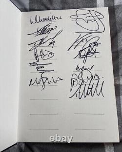 X25 Signed Manchester United Who's Who Hardcover Book Hughes, Stiles, Coppell