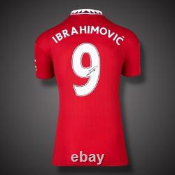 Zlatan Ibrahimovic Hand Signed Manchester United Football Shirt £349