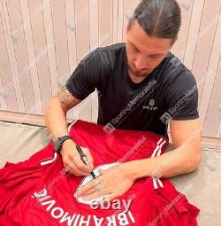 Zlatan Ibrahimovic Signed Manchester United Shirt Home, 2016-17 Autograph